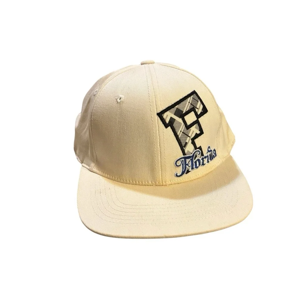 Top Of The World Florida Gators Hat White Black Plaid‎ S/M Y2K